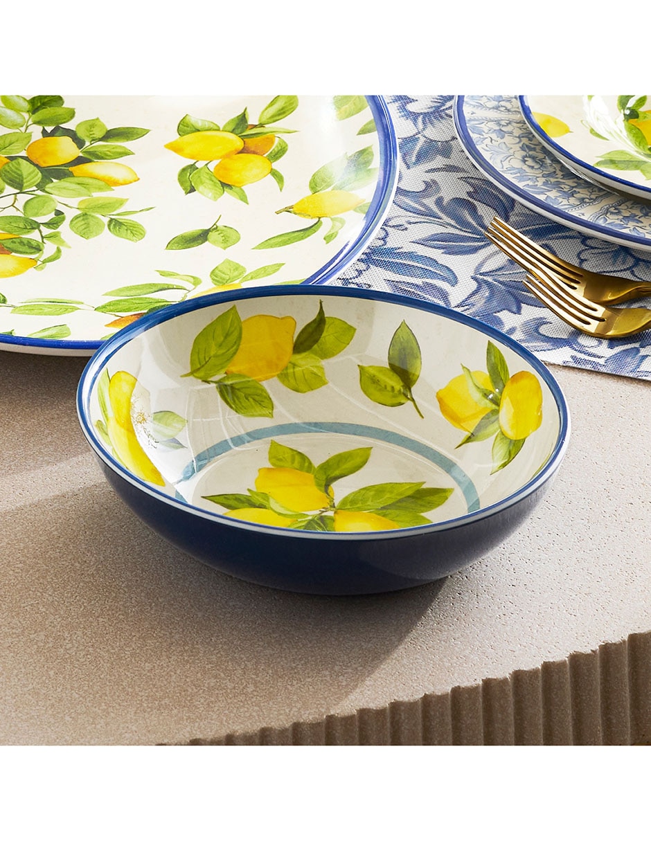 Set bowl Lemon 4 piezas de melamina 2