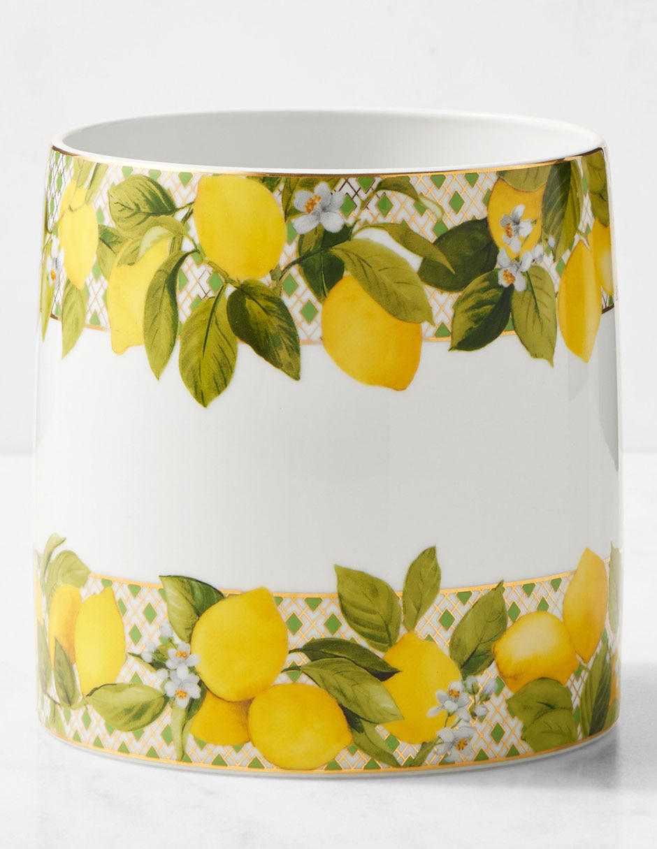 Porta cubiertos Limone de porcelana 2