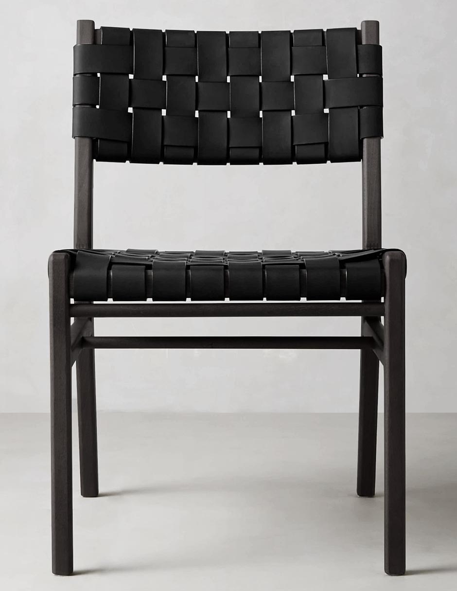 Silla sin brazos Stratton de madera 2