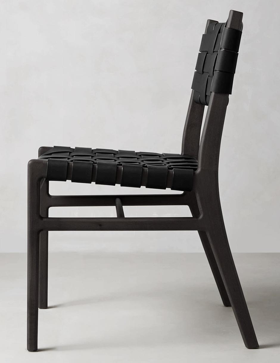 Silla sin brazos Stratton de madera 5