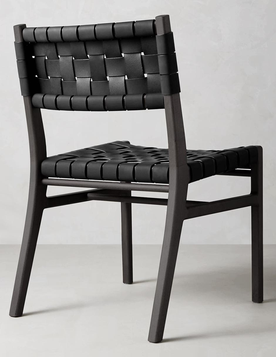 Silla sin brazos Stratton de madera 6