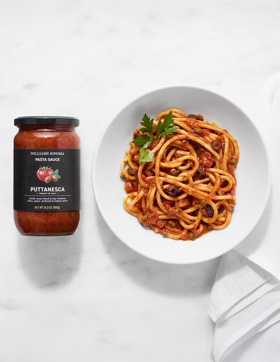 Salsa pasta sabor ragú Puttanesca 2