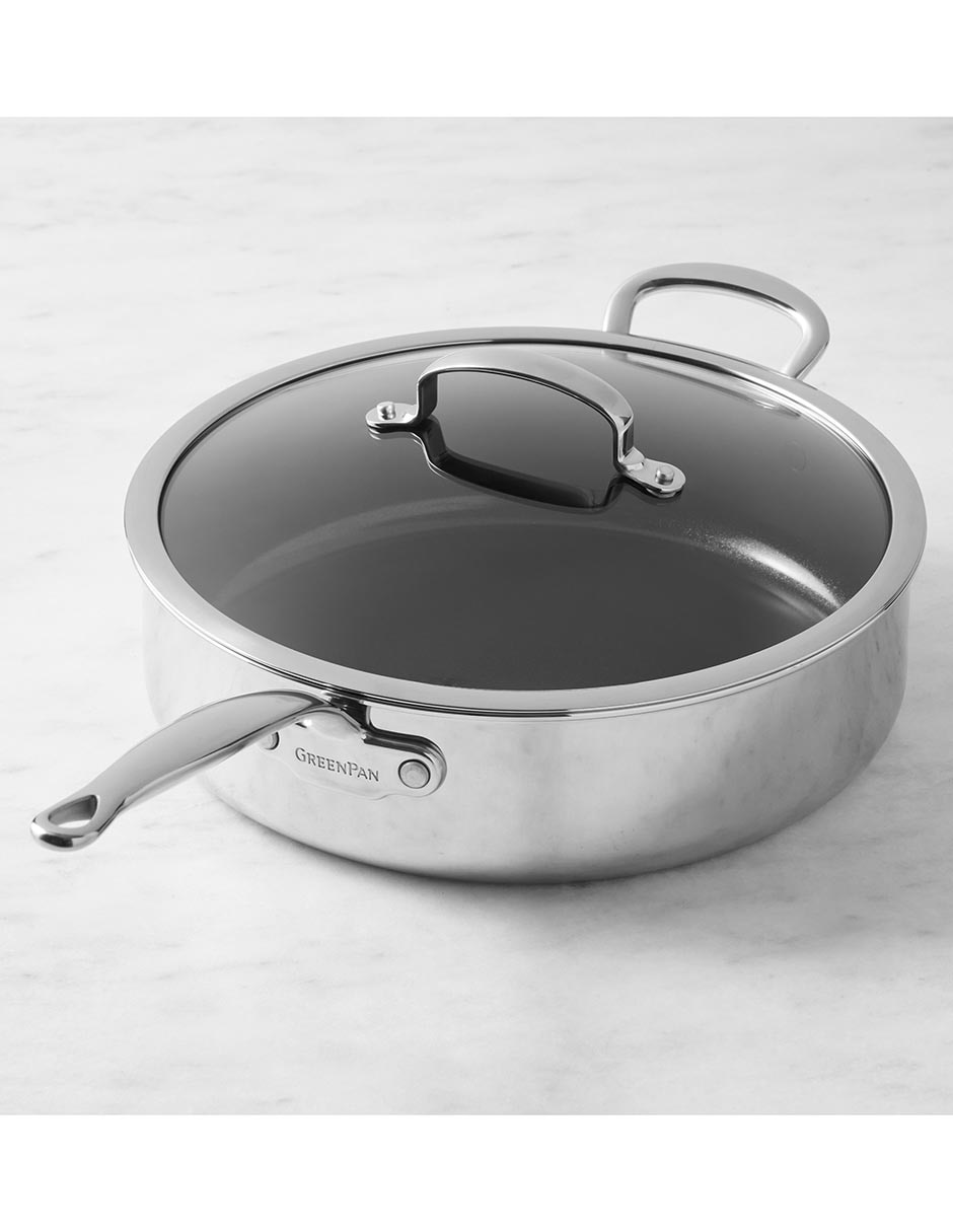 Sartén con tapa GreenPan Premiere Max de aluminio