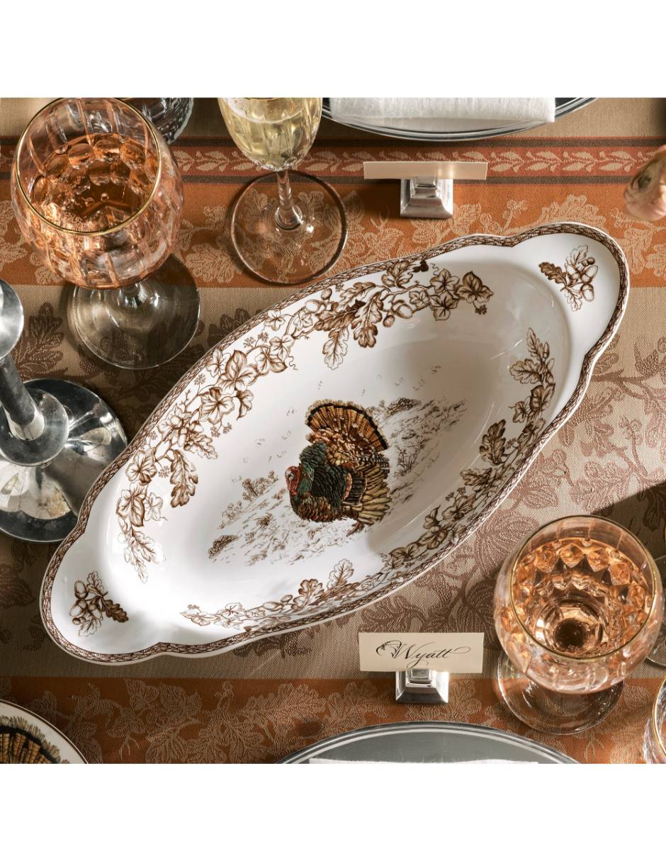 Platón Plymouth Turkey de porcelana 2