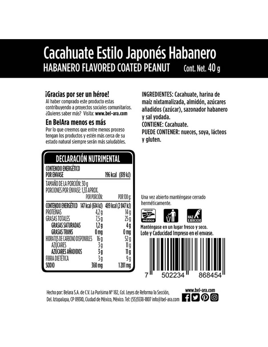 Cacahuates estilo japonés 125 g 3