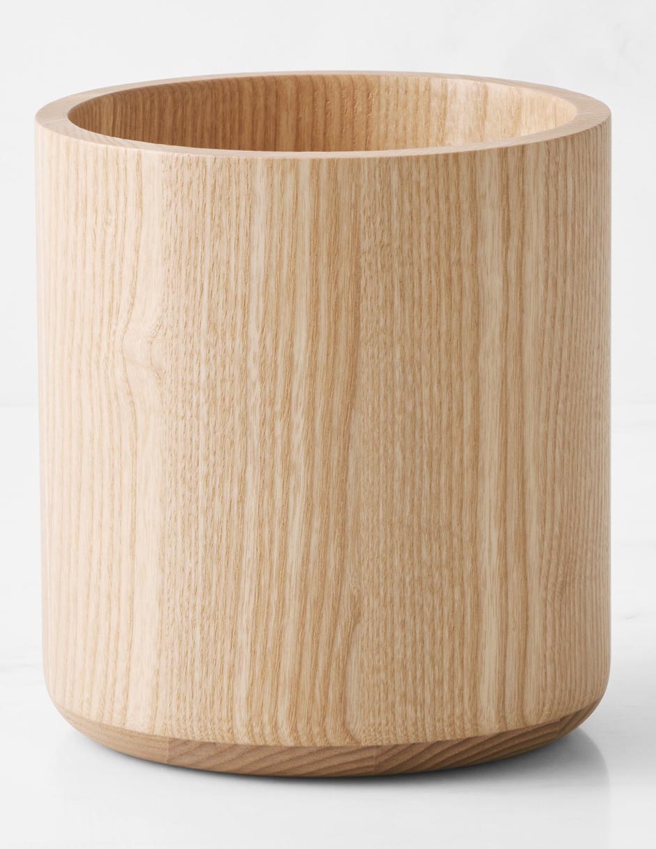 Porta cubiertos Hold Everything de madera de fresno 4