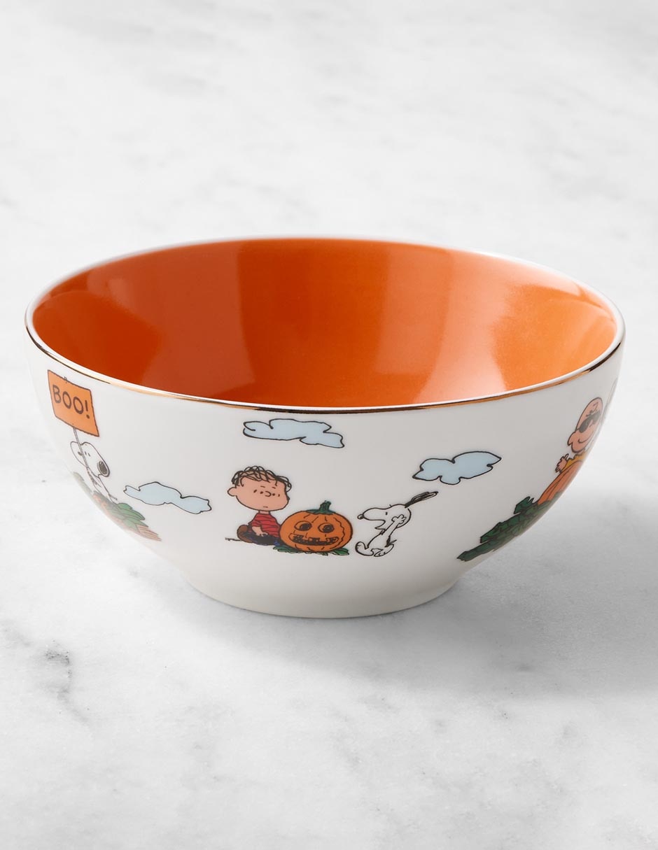 Set bowl Peanuts™ x Williams Sonoma The Great Pumpkin 4 piezas de porcelana 4