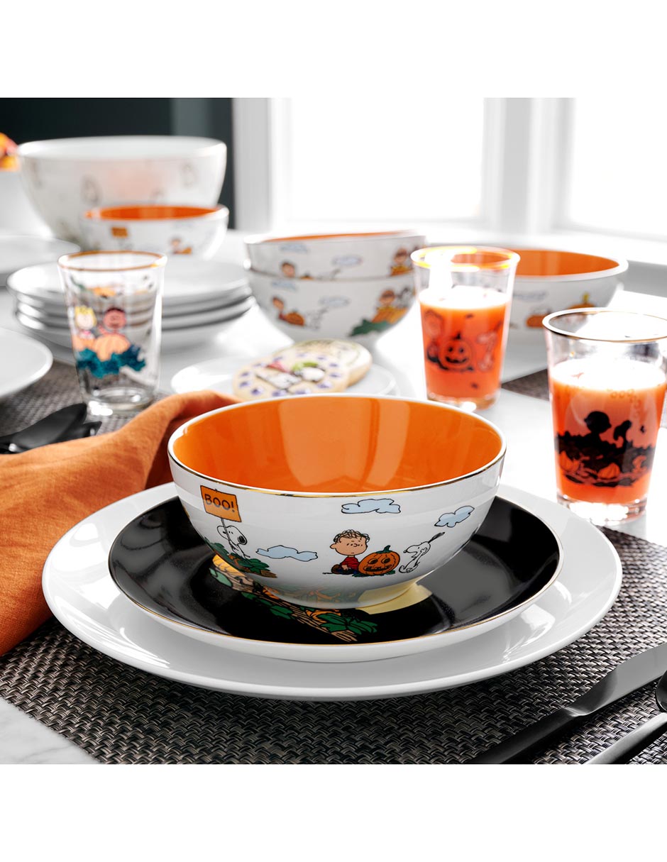 Set bowl Peanuts™ x Williams Sonoma The Great Pumpkin 4 piezas de porcelana 5
