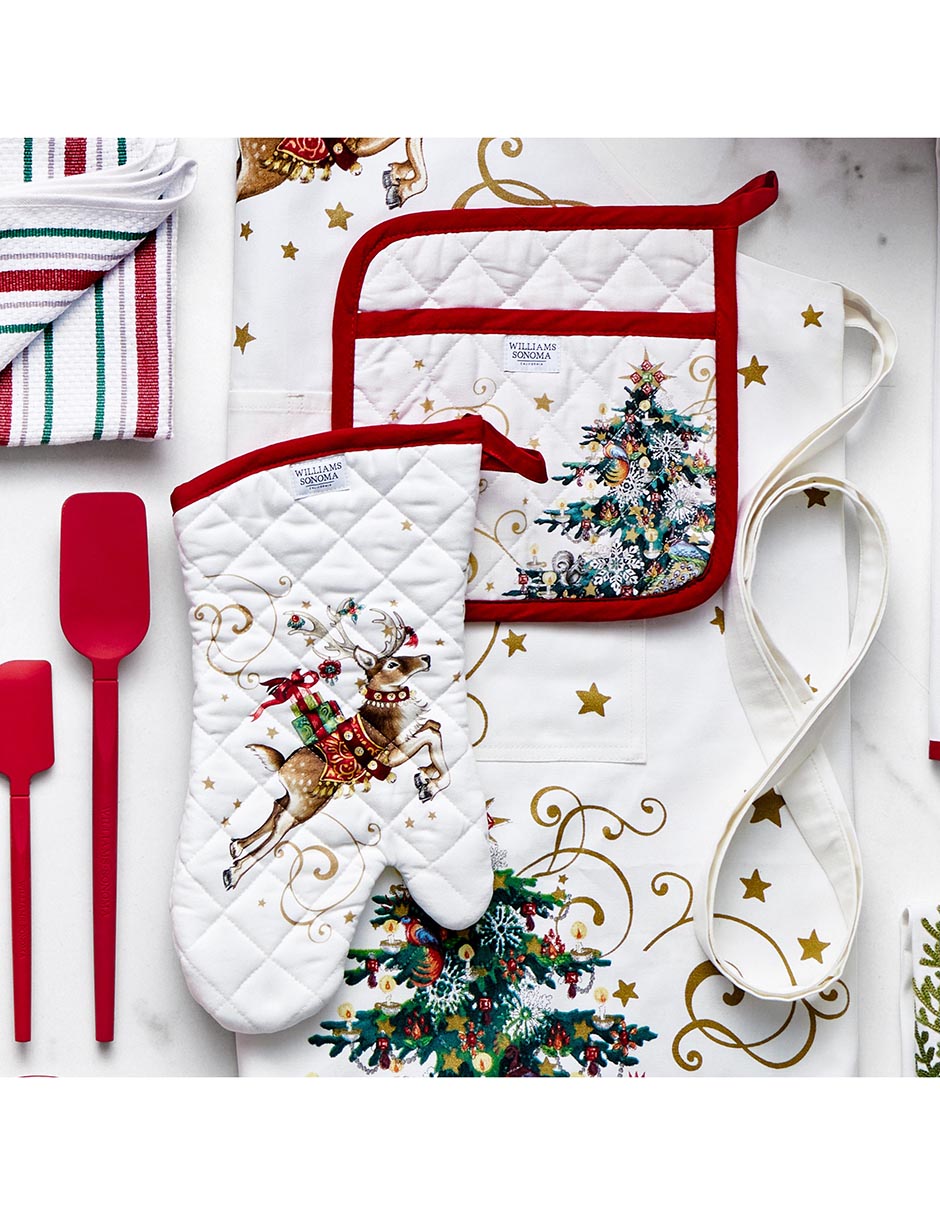 Set guante 'Twas the Night Before Christmas de algodón 3