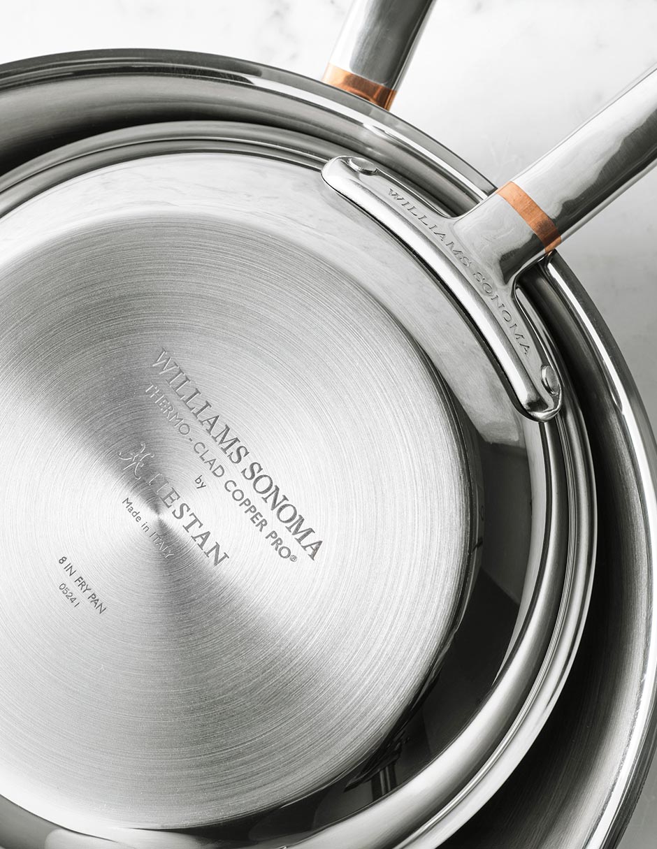 Batería de cocina Thermo-Clad de acero inoxidable 10 piezas 6