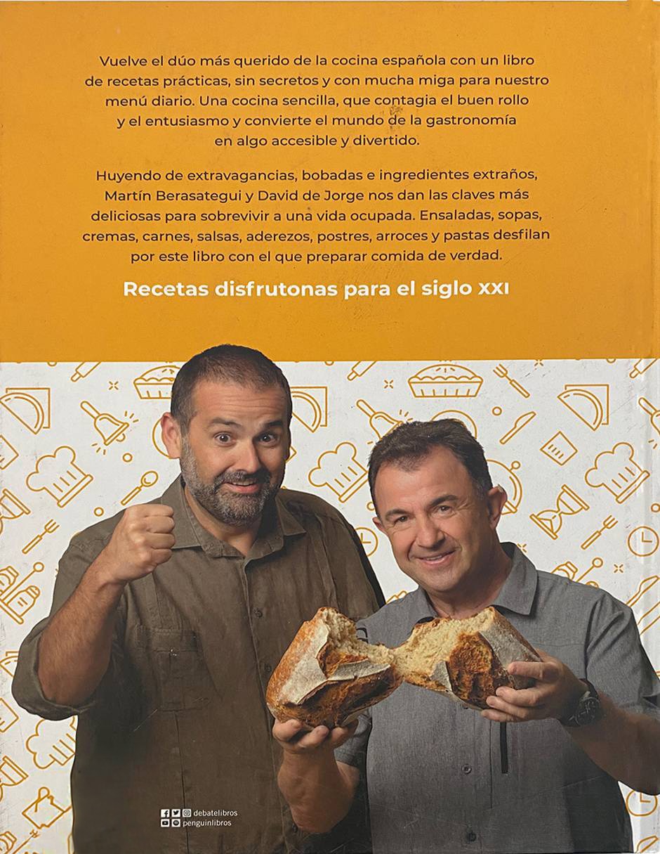 Libro Pan comido. Más recetas sin vergüenza de David de Jorge y Martín Berasategui 2