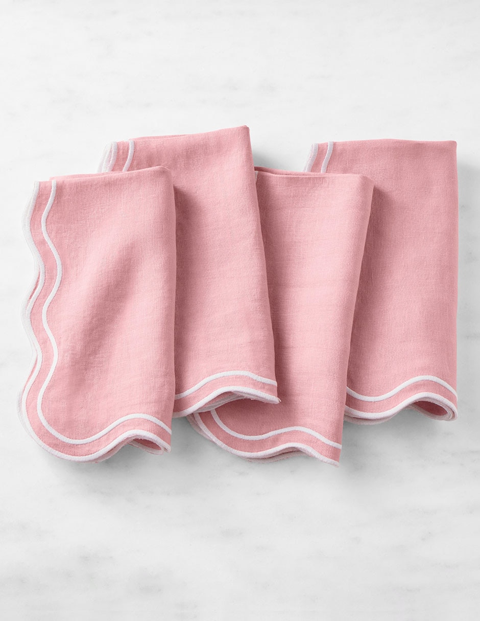 Set servilleta Aerin de lino 4 piezas