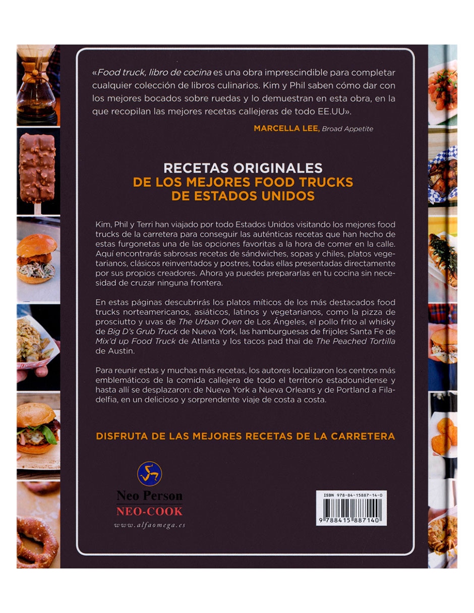Libro Food truck Libro de cocina. Las mejores recetas de la carretera Kim Pham/Philip Shen 2