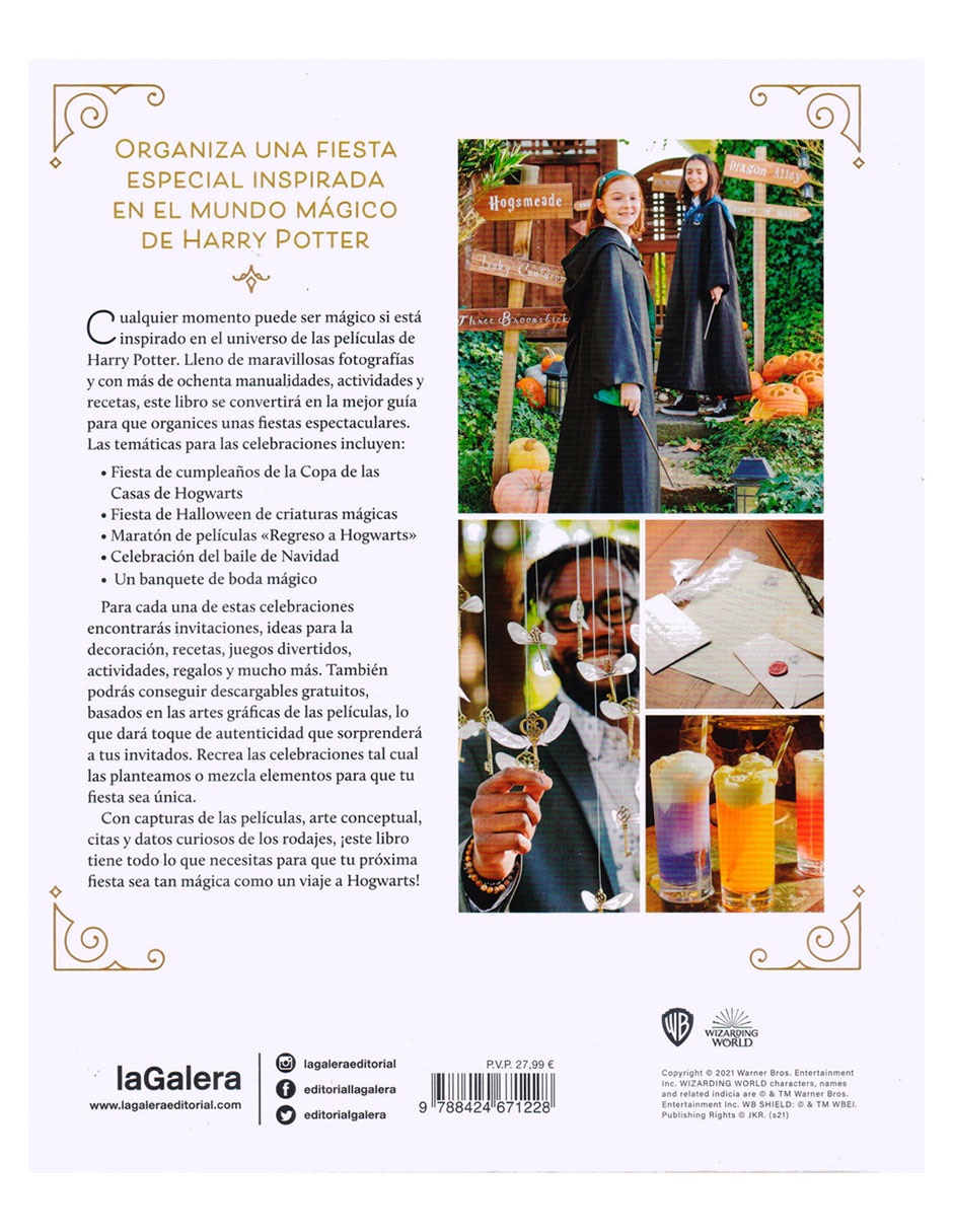 Libro Harry Potter: Fiestas Y Banquetes de Jennifer Carroll 2
