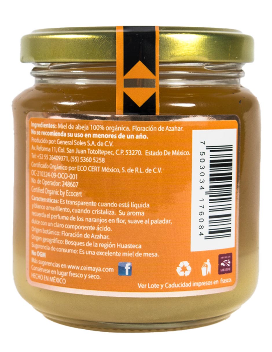 Miel floración de azahar Gourmet Saludable 270 g 2