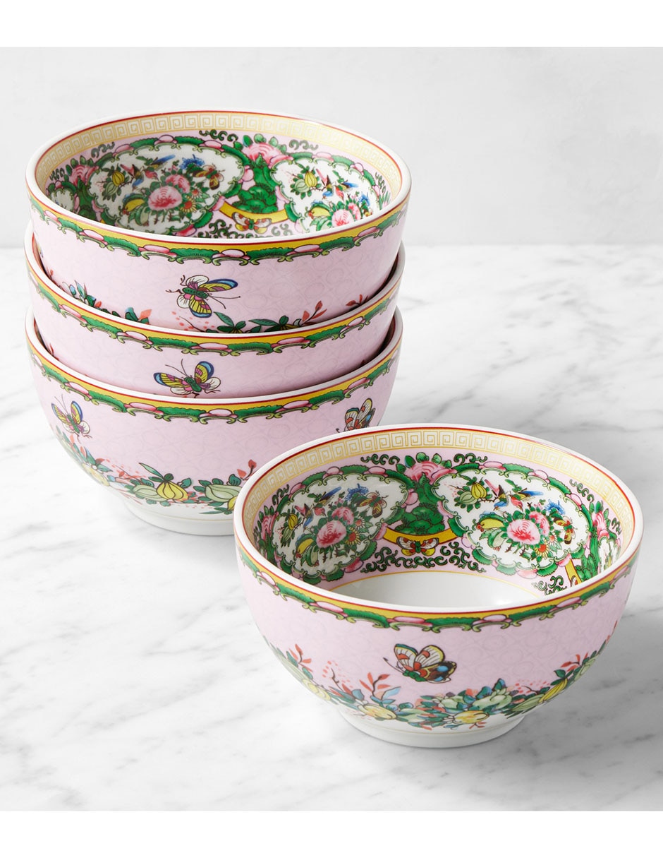 Set bowl Famille Rose 4 piezas Set bowl Famille Rose 4 piezas