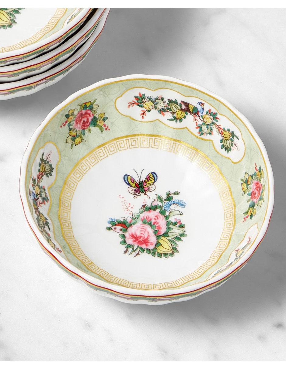 Set bowl Famille Rose 4 piezas de porcelana 2