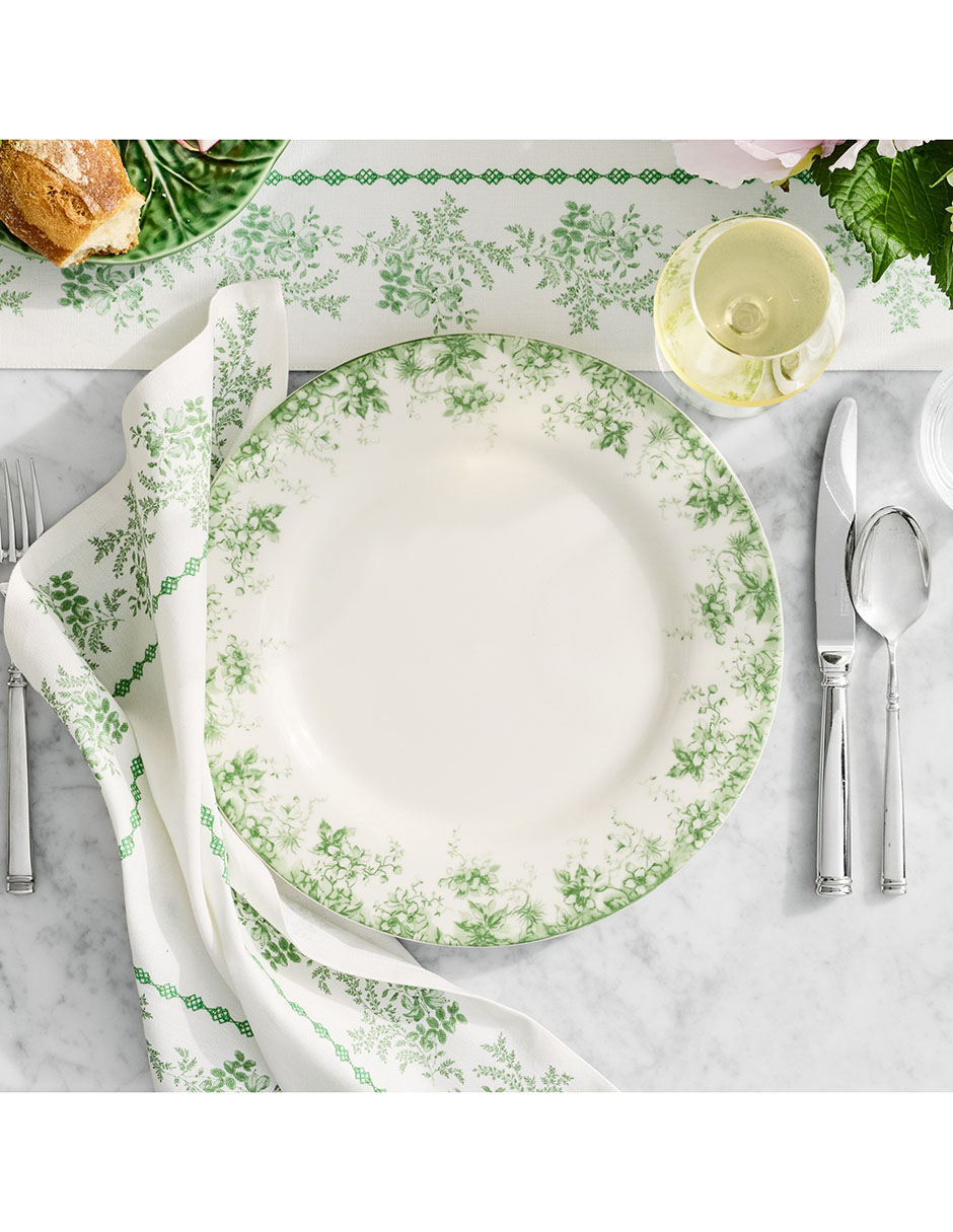 Set platos trinche English Floral de cerámica 4 piezas 2