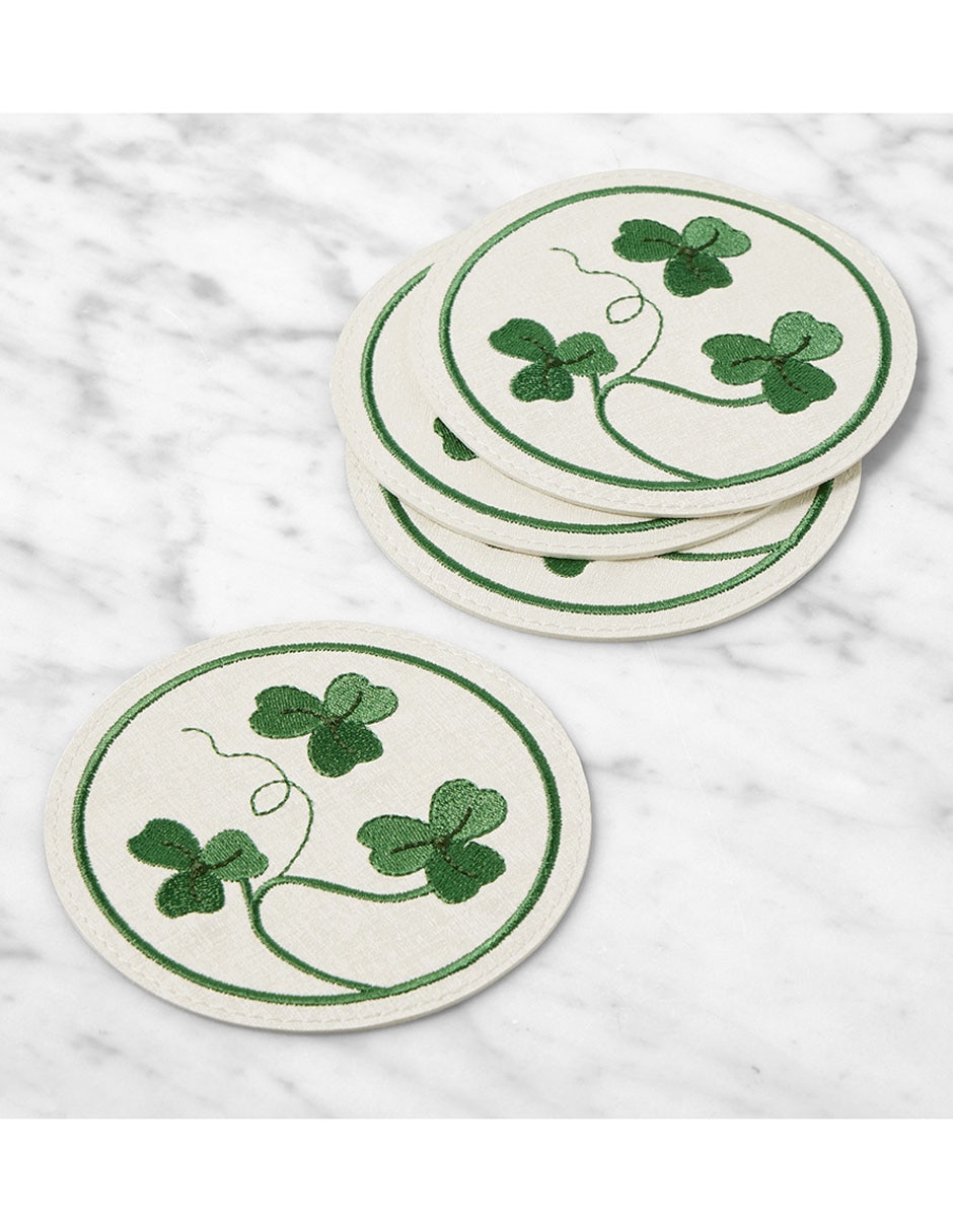 Set de portavasos St. Patrick’s Day 4 piezas Set de portavasos St. Patrick’s Day 4 piezas