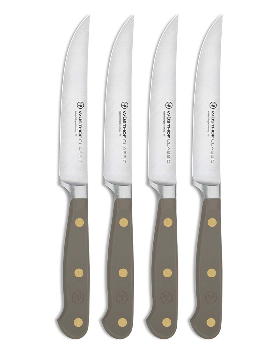 Set cuchillos para carne 4 piezas