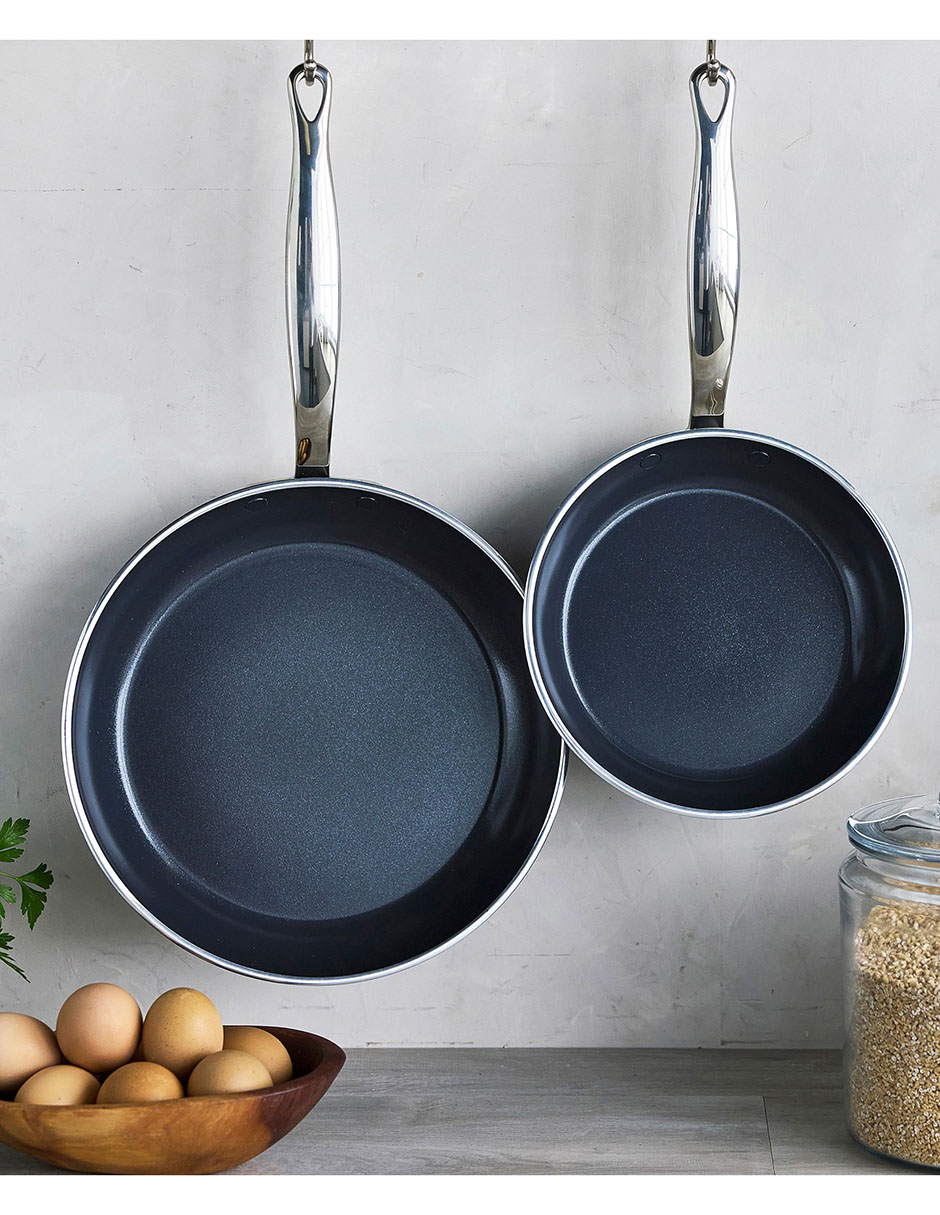 Set de sartenes GreenPan Premiere Max de aluminio anodizado 2 piezas 5