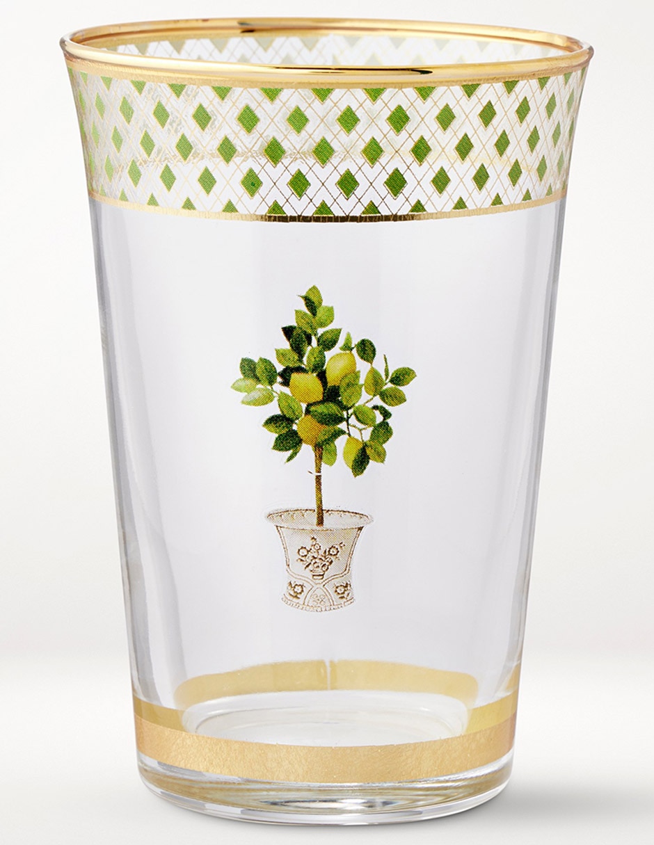 Set de vasos para agua Limone de vidrio con 4 piezas Set de vasos para agua Limone de vidrio con 4 piezas