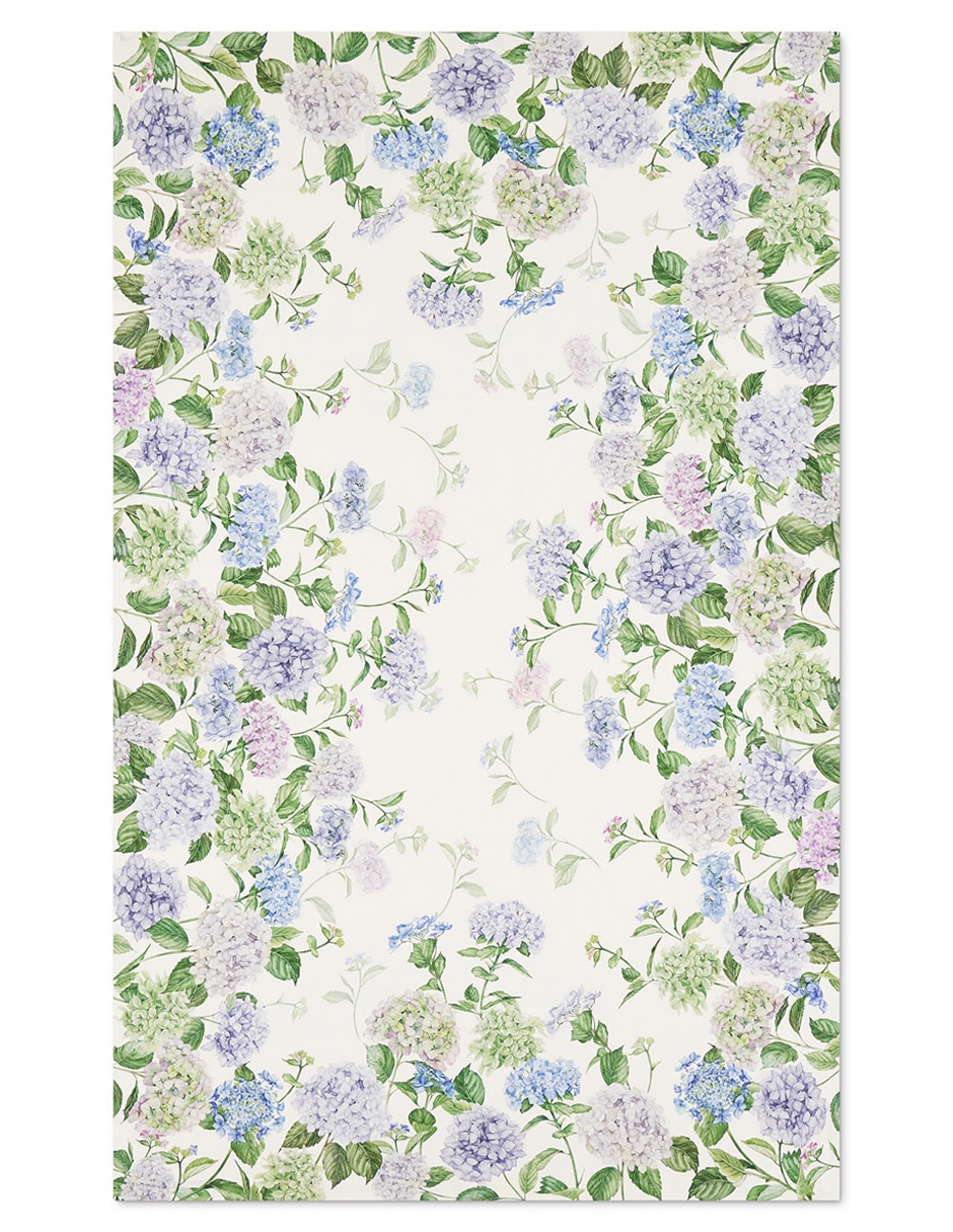 Mantel rectangular de algodón Hydrangea 2