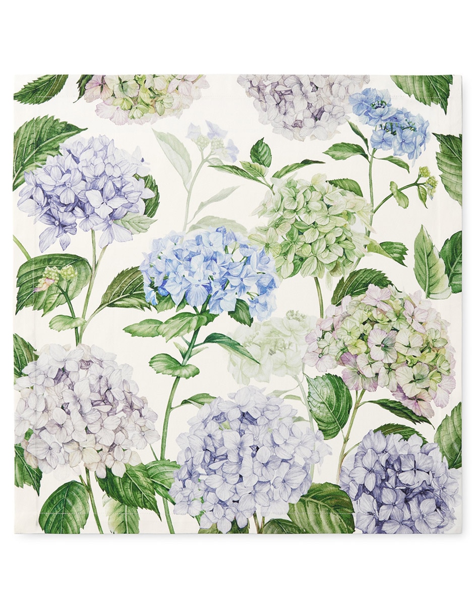Set servilleta Hydrangea de algodón 4 piezas 3
