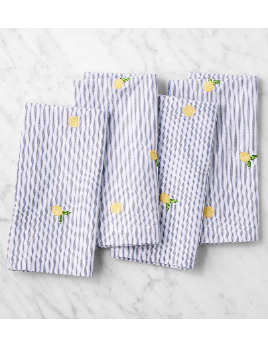Set servilleta Limone de algodón 4 piezas